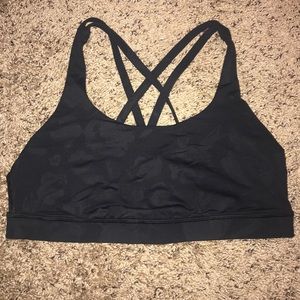 Lulu lemon black sports bra